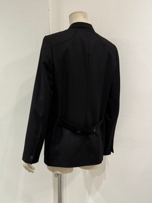 2009 Balenciaga by Ghesquiere structured heavy wool blazer