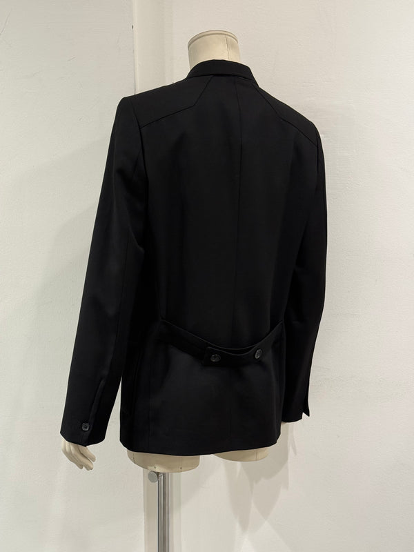 2009 Balenciaga by Ghesquiere structured heavy wool blazer
