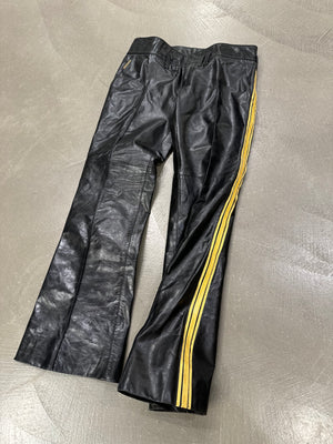 2000s Roberto Cavalli mainline biker leather pants