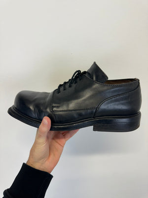 1996 Dirk Bikkembergs square toe vintage derby leather boots