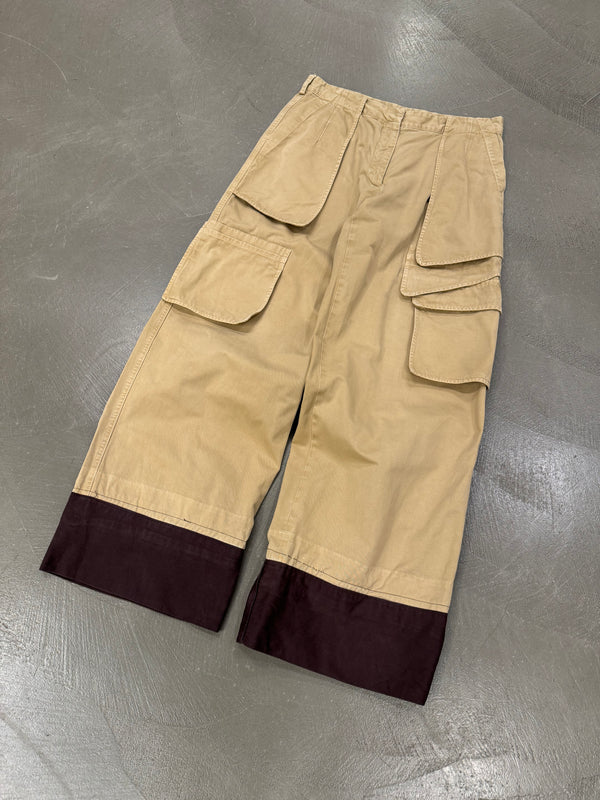 2000s Dries Van Noten wide cargo pants