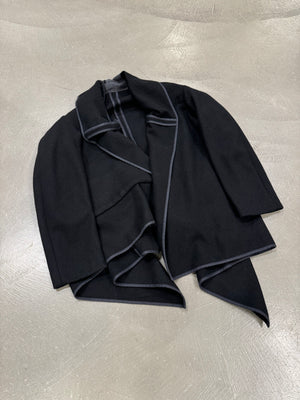 1990s Comme des Garçons asymmetrical wool jacket