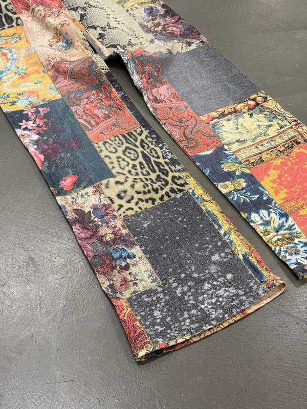 A/W2002 Roberto Cavalli patchwork pants