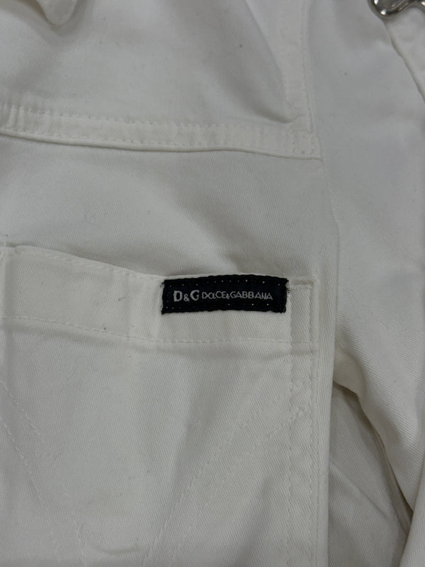 2000s Dolce & Gabbana shoulder straps cotton jacket