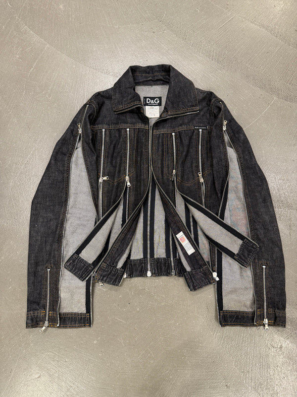 S/S2004 Dolce & Gabbana full zip denim jacket