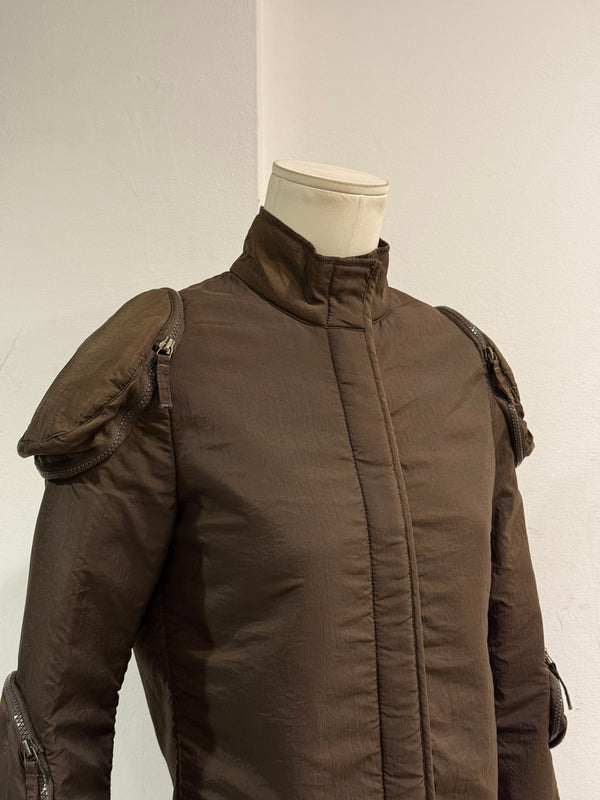 2000s Jean Paul Gaultier multi-pocket cargo modular biker jacket