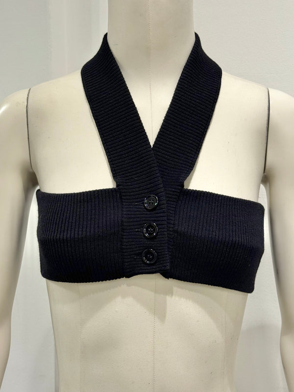 A/W2003 Dolce & Gabbana deconstructed wool top