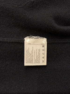 S/S2006 Chanel black cashmere jacket with chain trim