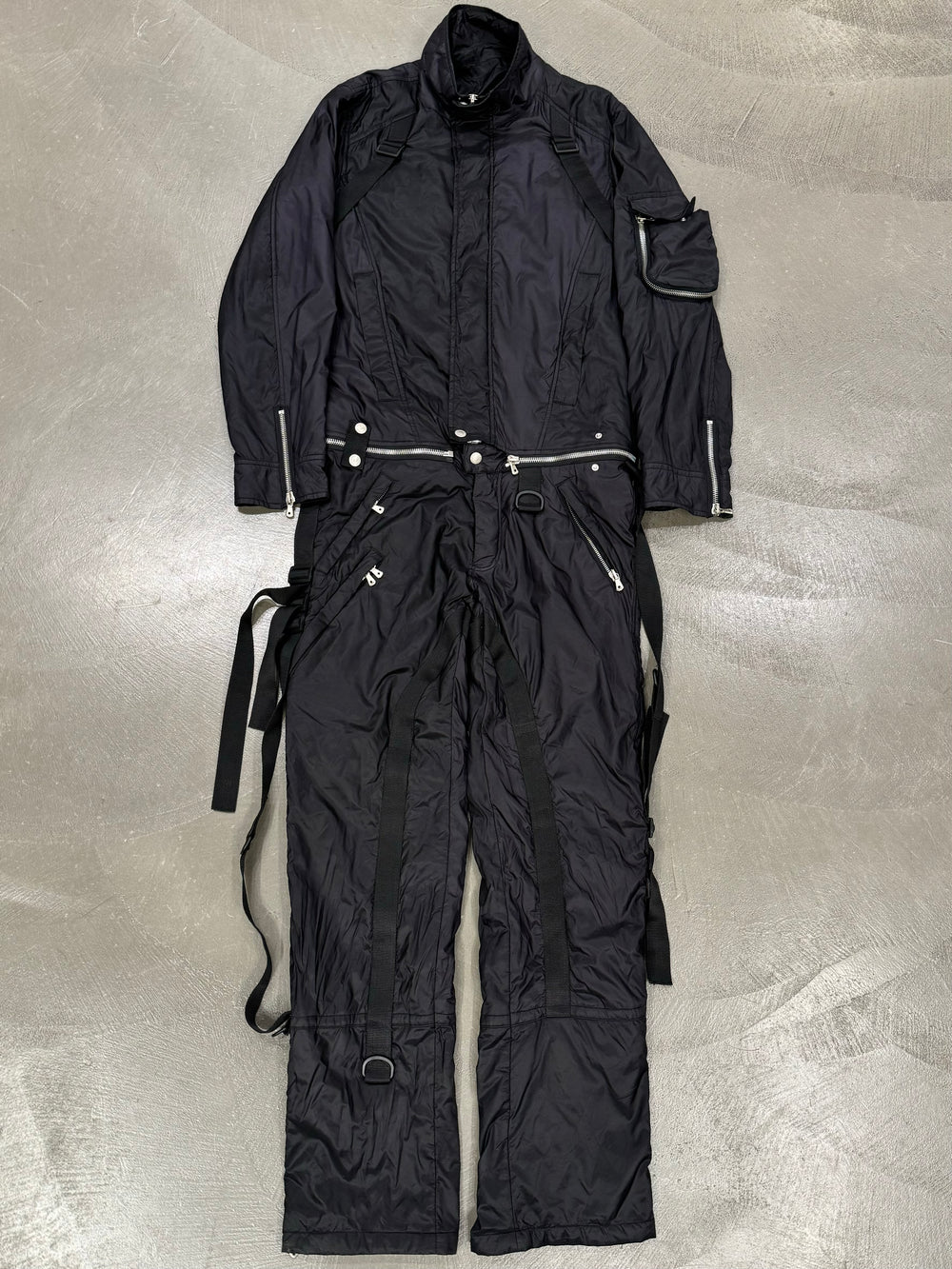 AW2003 Dolce & Gabbana bondage parachute runway jumpsuit/set