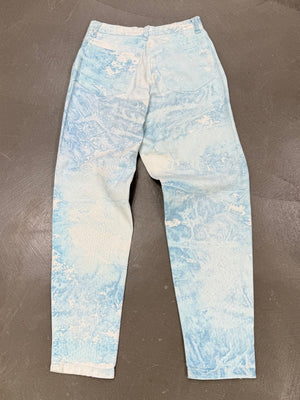 1990s Roberto Cavalli sequin printed pants