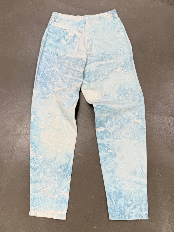 1990s Roberto Cavalli sequin printed pants