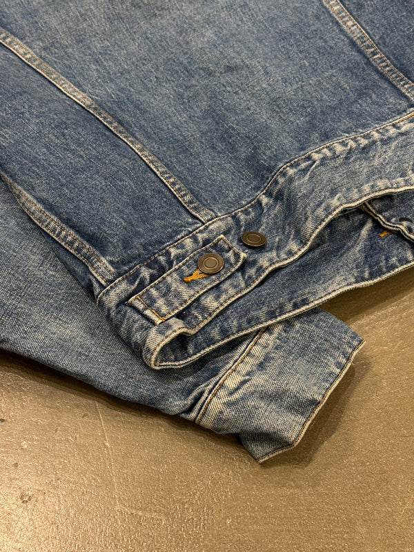 2020s Saint Laurent raw-cut denim jacket