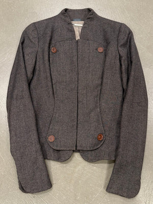 2007 Alexander McQueen structured wool blazer
