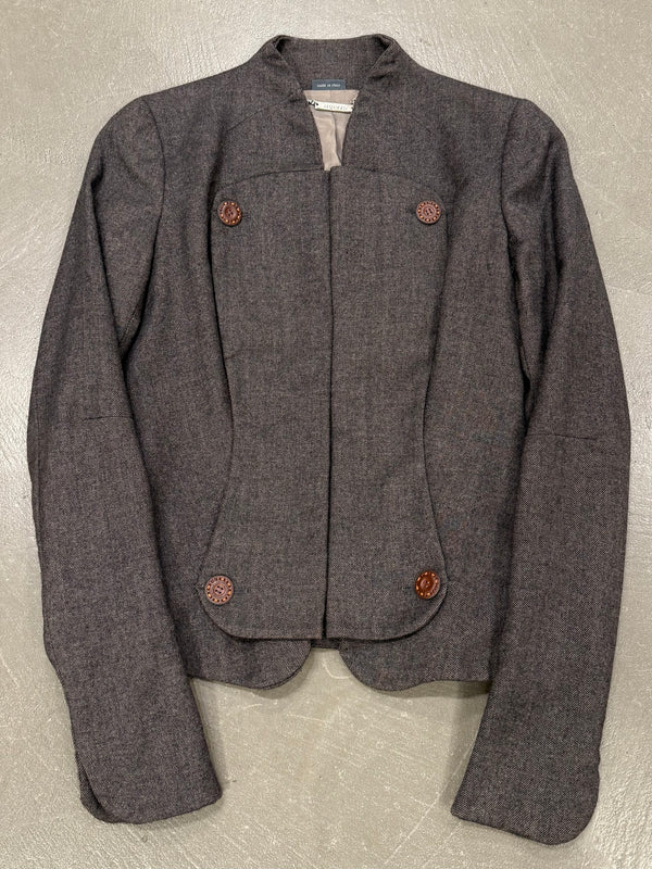 2007 Alexander McQueen structured wool blazer