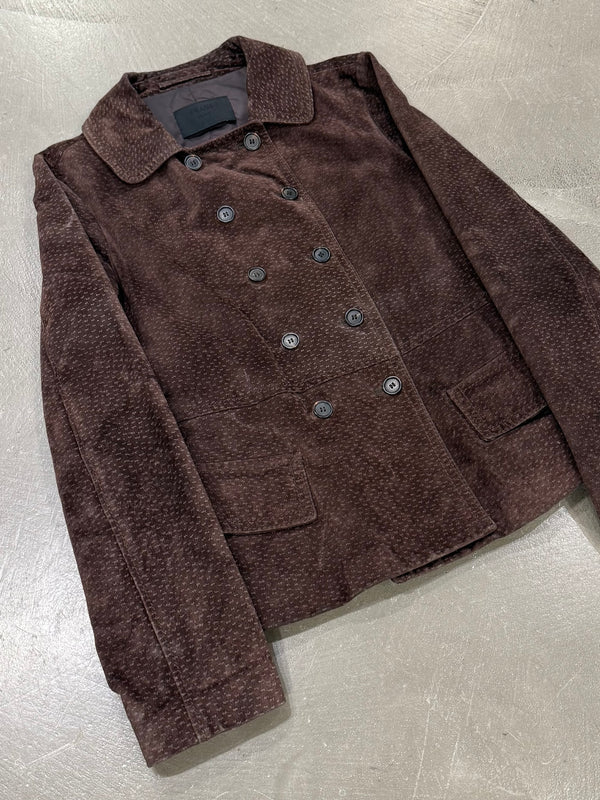 2000s Prada leather jacket