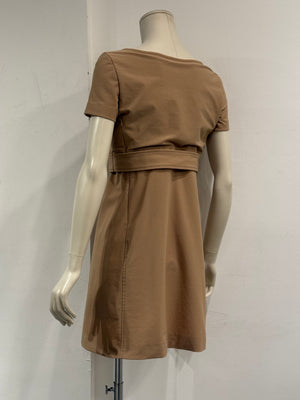 1997 Prada belted safari midi dress