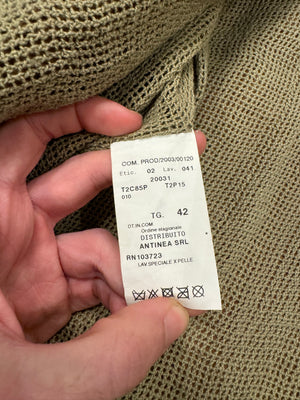 2003 EMPORIO ARMANI patches leather jacket