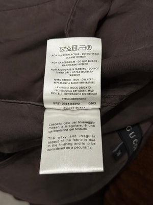 2013 Gucci silk field bomber jacket