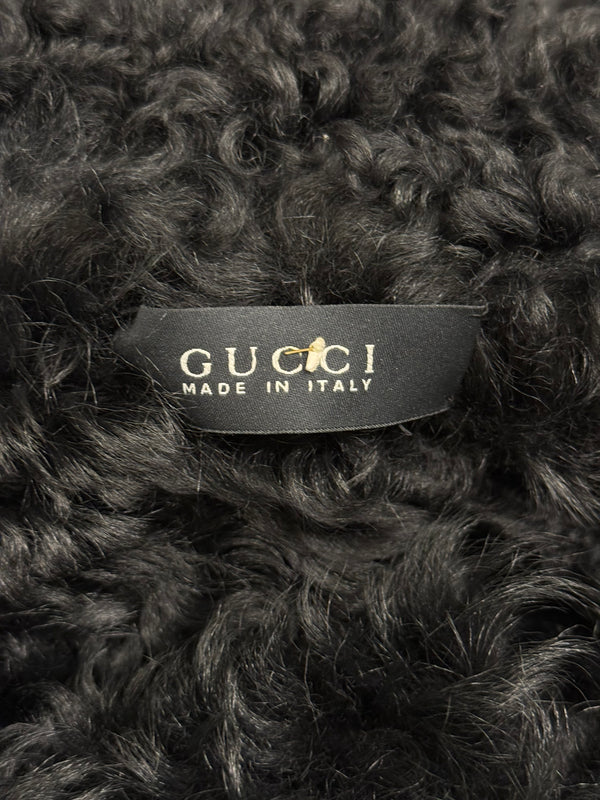 2000s Gucci shearling leather parka