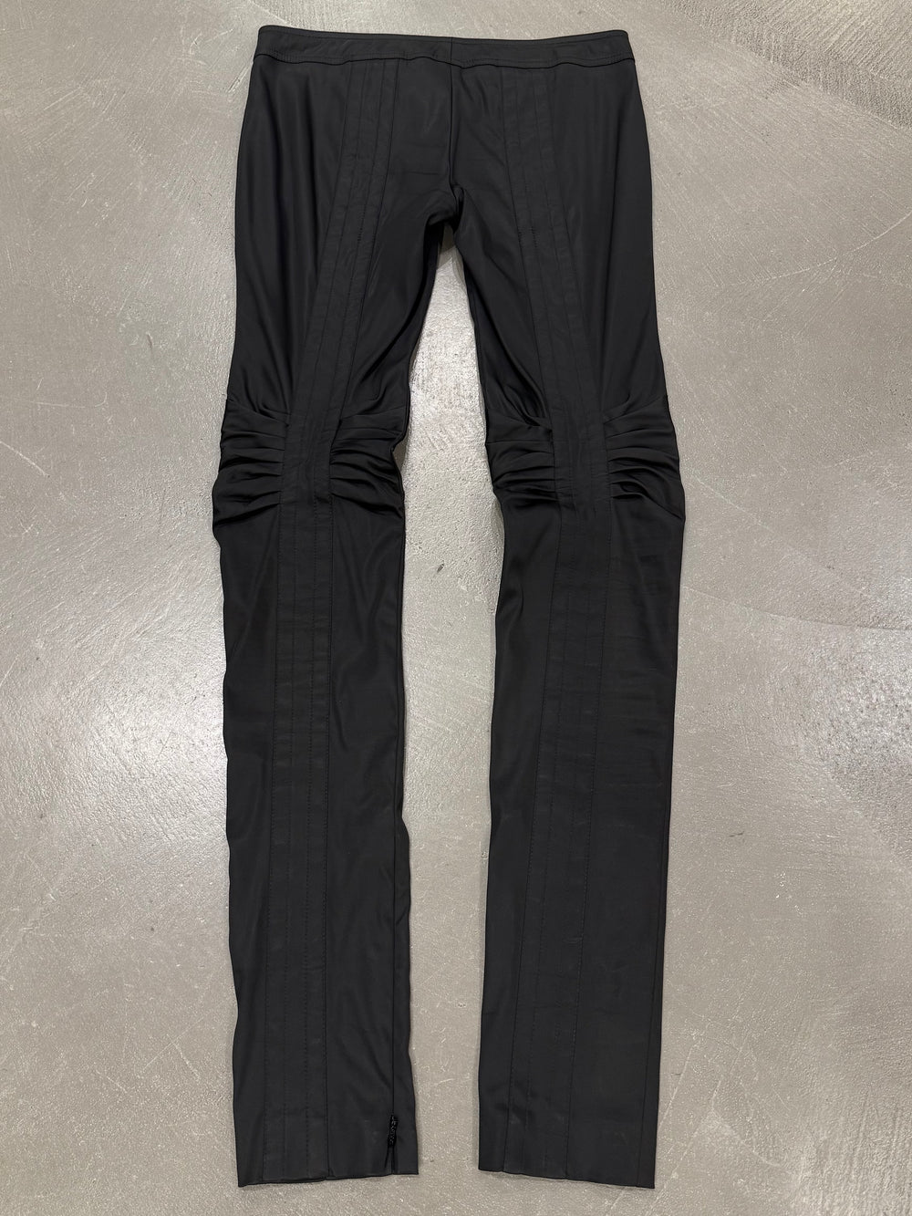 A/W2004 Gucci by Tom Ford runway skinny paneled ruched pants