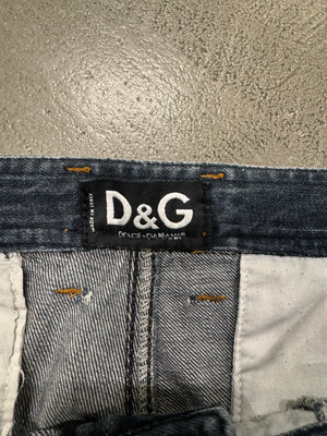 A/W2004 Dolce & Gabbana biker jeans