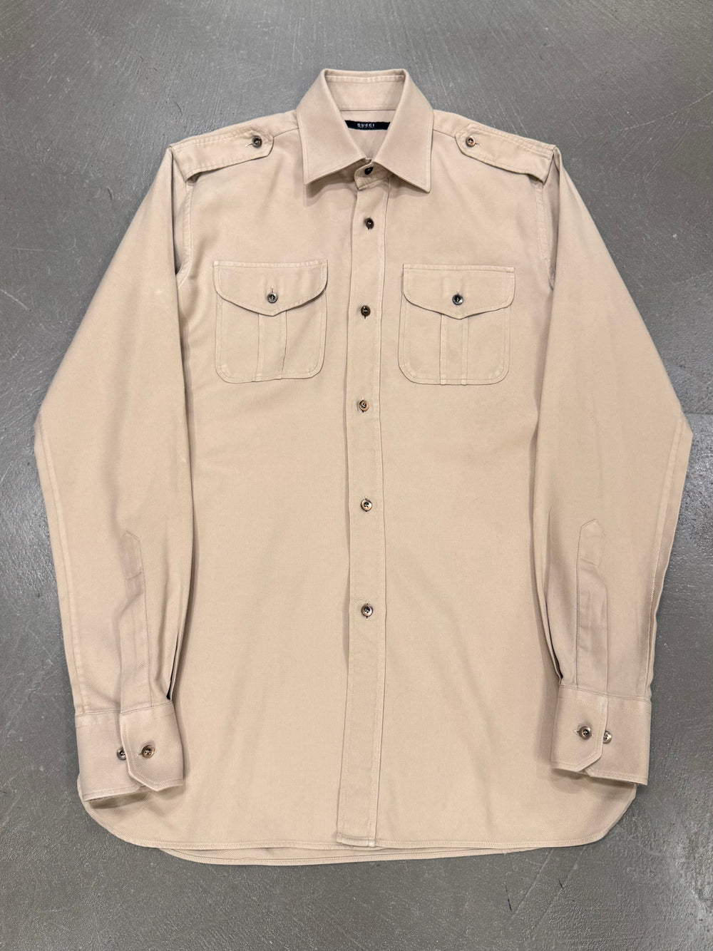 2000s Gucci by Tom Ford military shirt