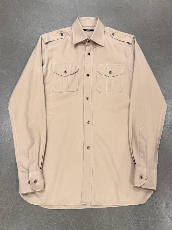 2000s Gucci by Tom Ford military shirt