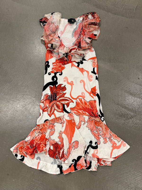 2000s Cavalli floral mini dress