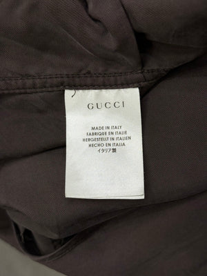 2013 Gucci silk field bomber jacket