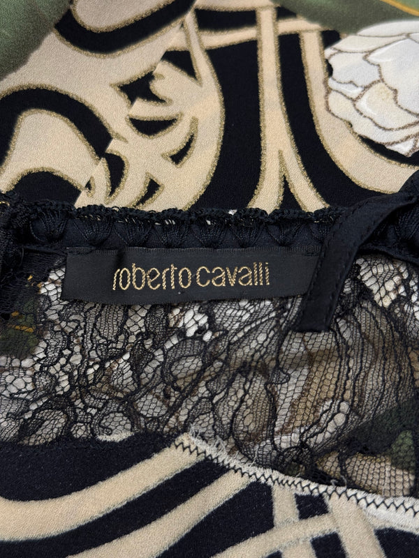 2006 Roberto Cavalli geometric mini dress