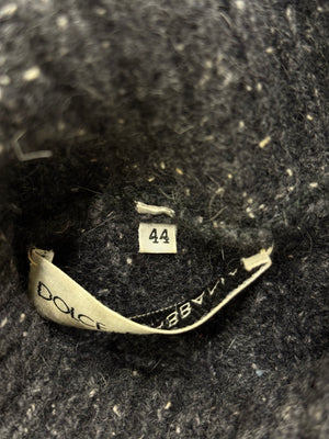 1990s Dolce & Gabbana angora wool striped knit