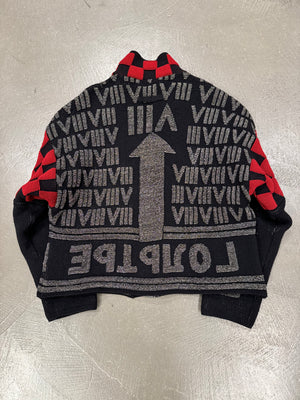 A/W 1985/1986 Jean Paul Gaultier 'Russian Contructivist' cardigan knit