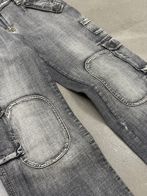 2000s Dolce & Gabbana heavy cotton faded cargo pants