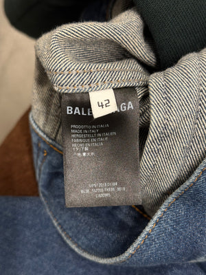 Balenciaga hybrid denim jacket