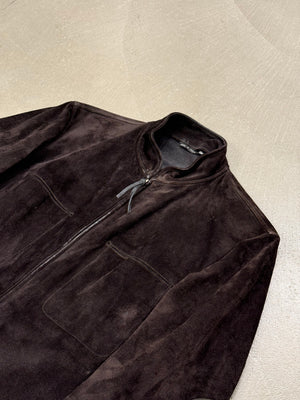 2000s Gucci by Tom Ford suede leather jacket