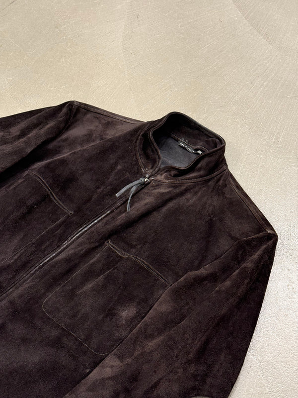2000s Gucci by Tom Ford suede leather jacket