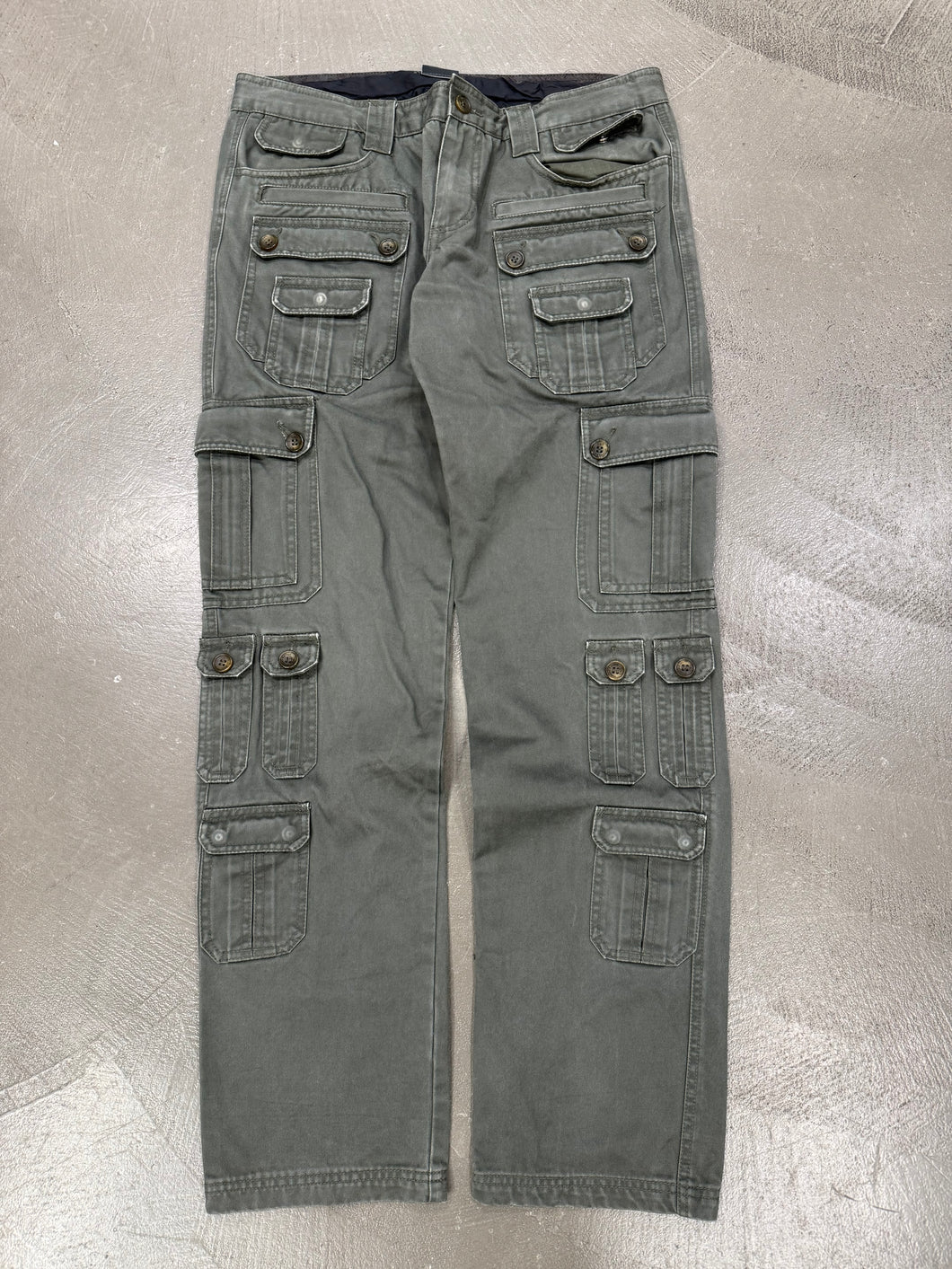 2000s Dolce & Gabbana multi pocket cargo pants
