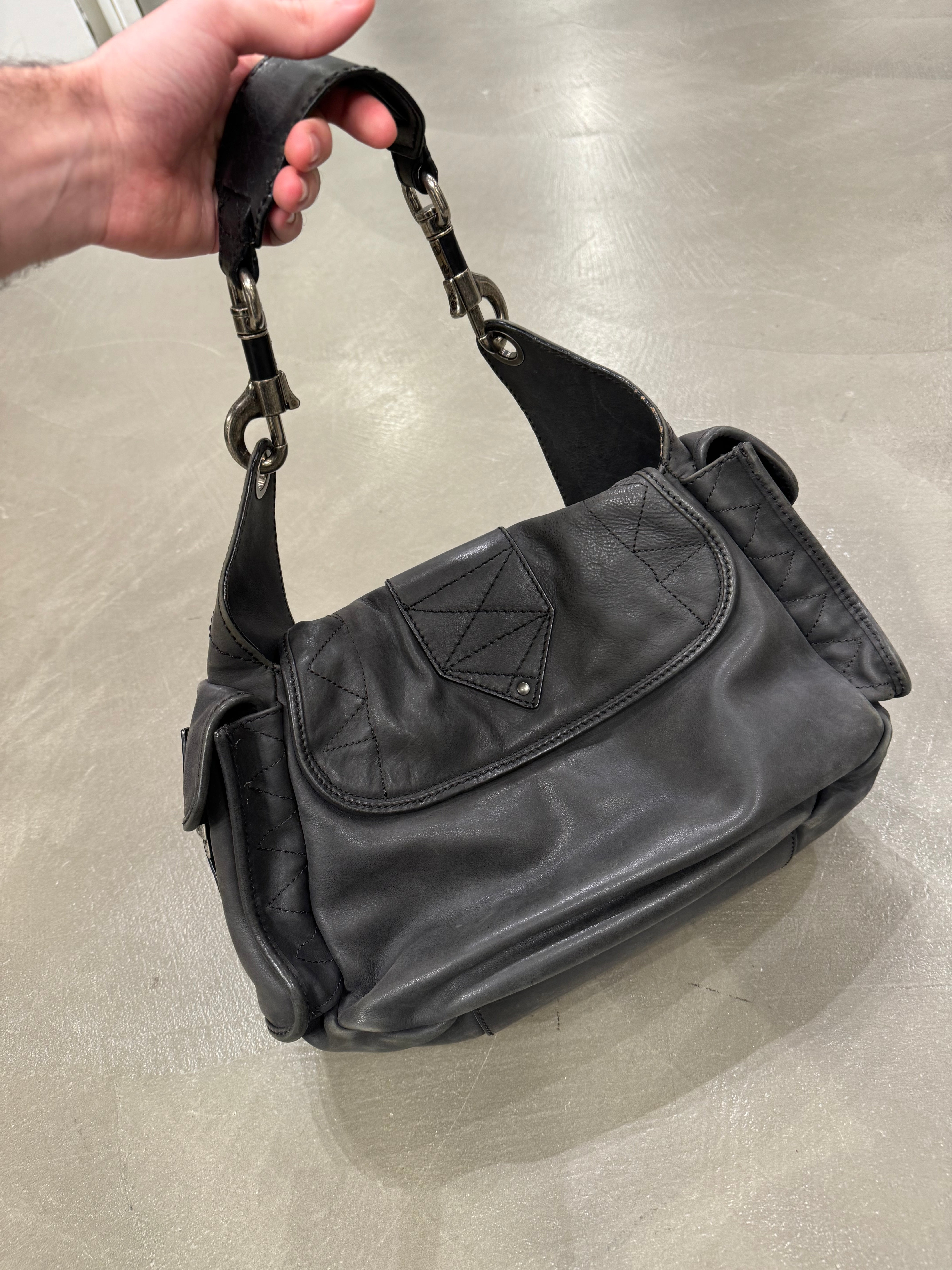 2007 Dior by John Galliano rebelle hobo bag