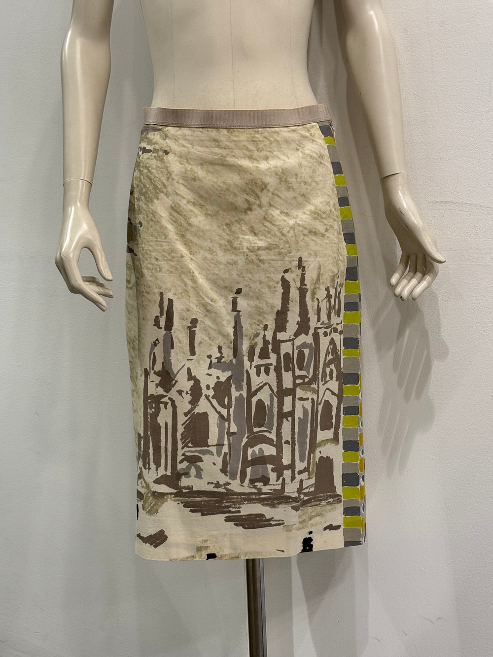 2018 Prada Duomo painting skirt