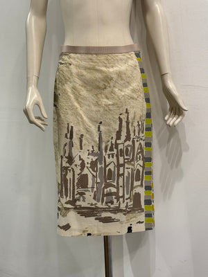 2018 Prada Duomo painting skirt