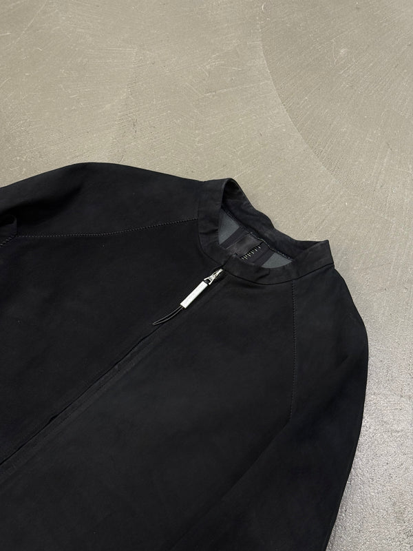 Isaac Sellam metal spine lambskin leather jacket