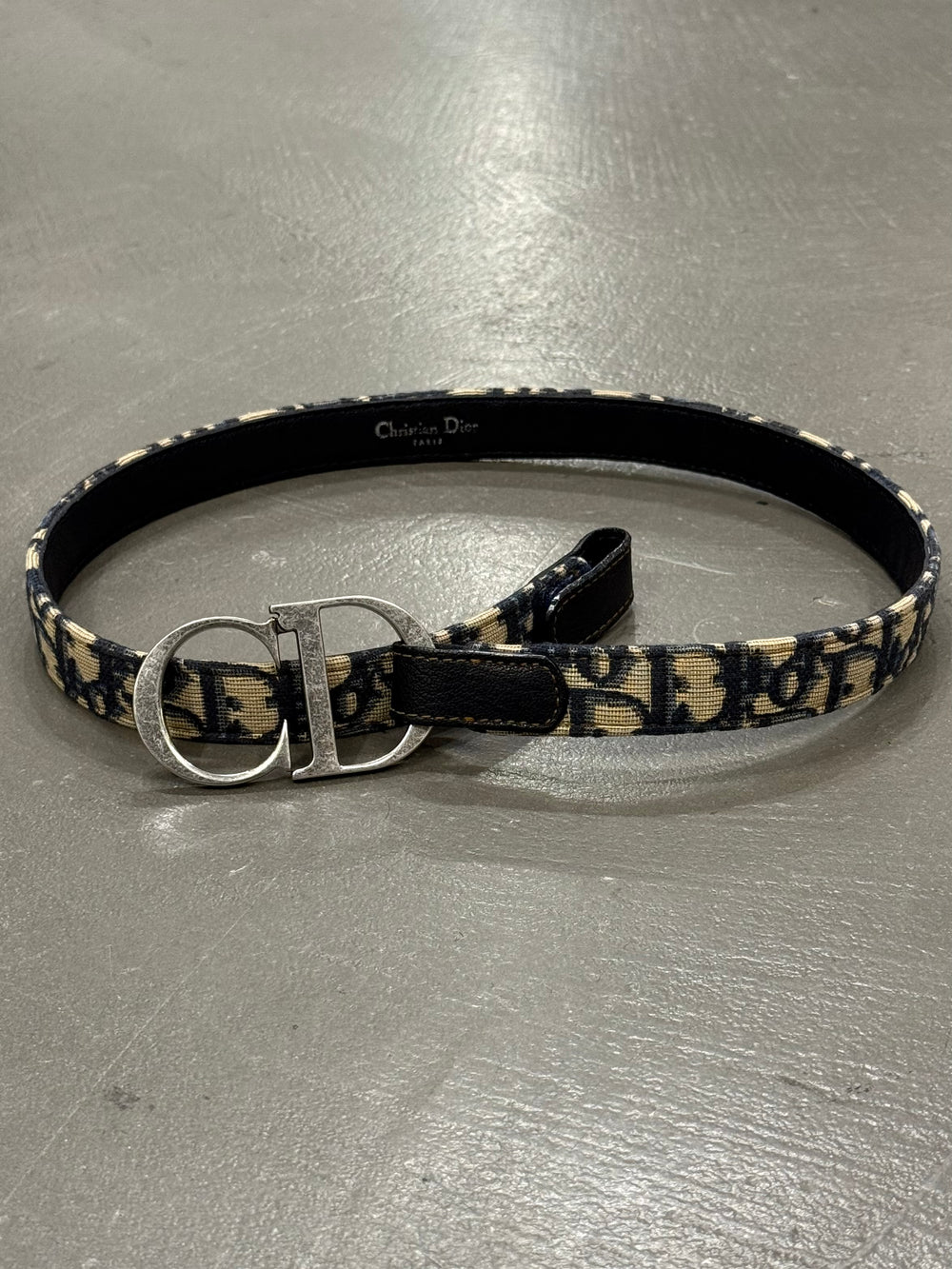 2000s Christian Dior by Galliano monogram belt