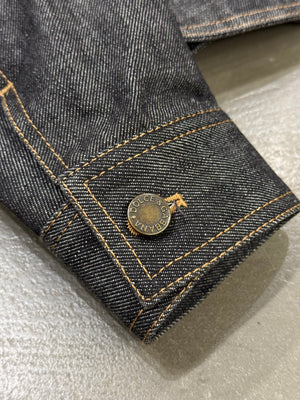 2002 Dolce & Gabbana butterfly denim jacket