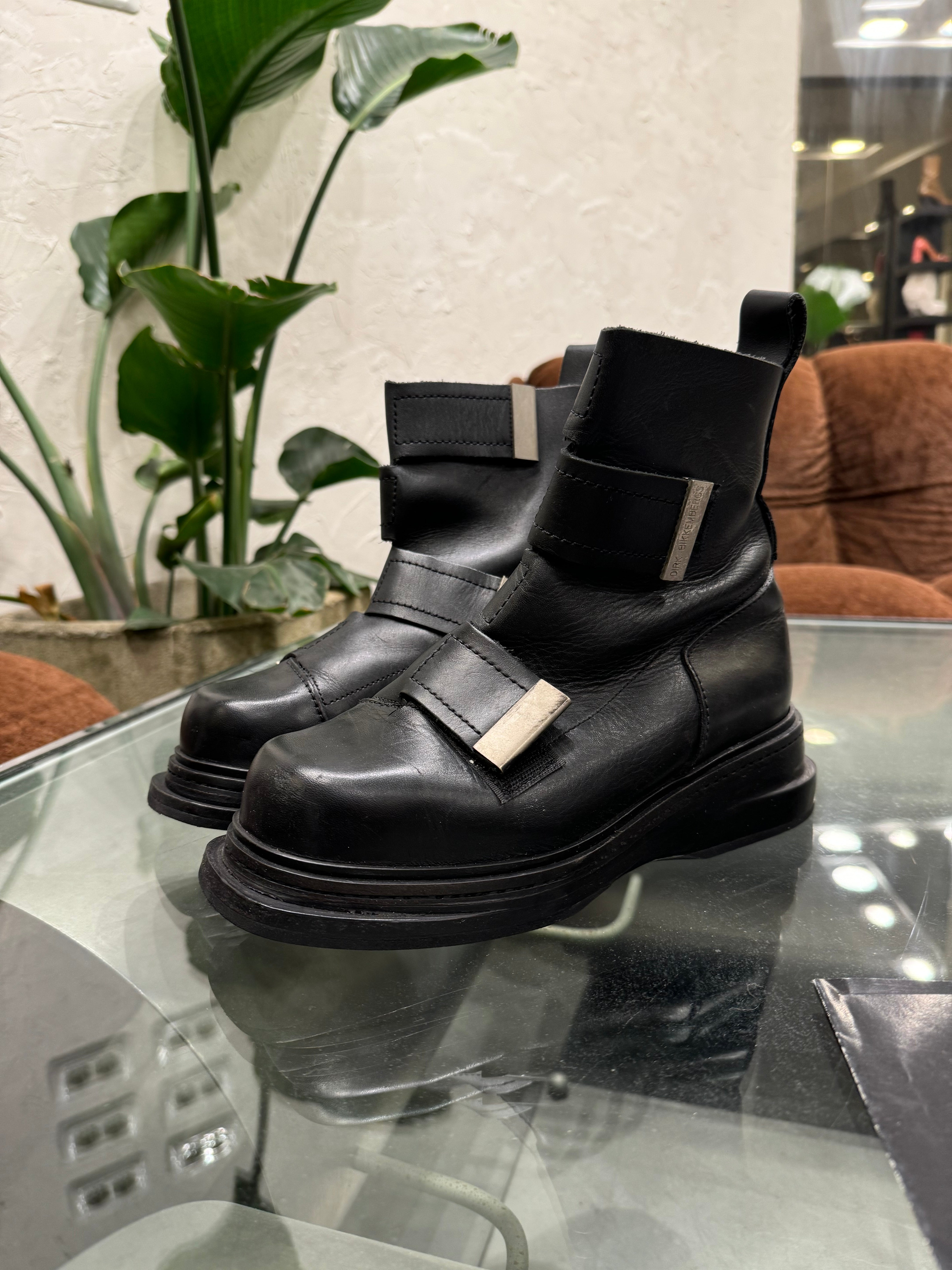 DIRK BIKKEMBERGS　ベルクロ　ファイヤーマンブーツ 1995AW AW1995 Dirk Bikkembergs Quad Strap Boots