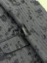 Load image into Gallery viewer, A/W2004 Junya Watanabe destroyed pinstripe runway blazer
