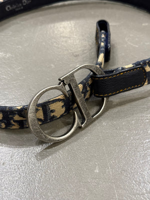 2000s Christian Dior by Galliano monogram belt