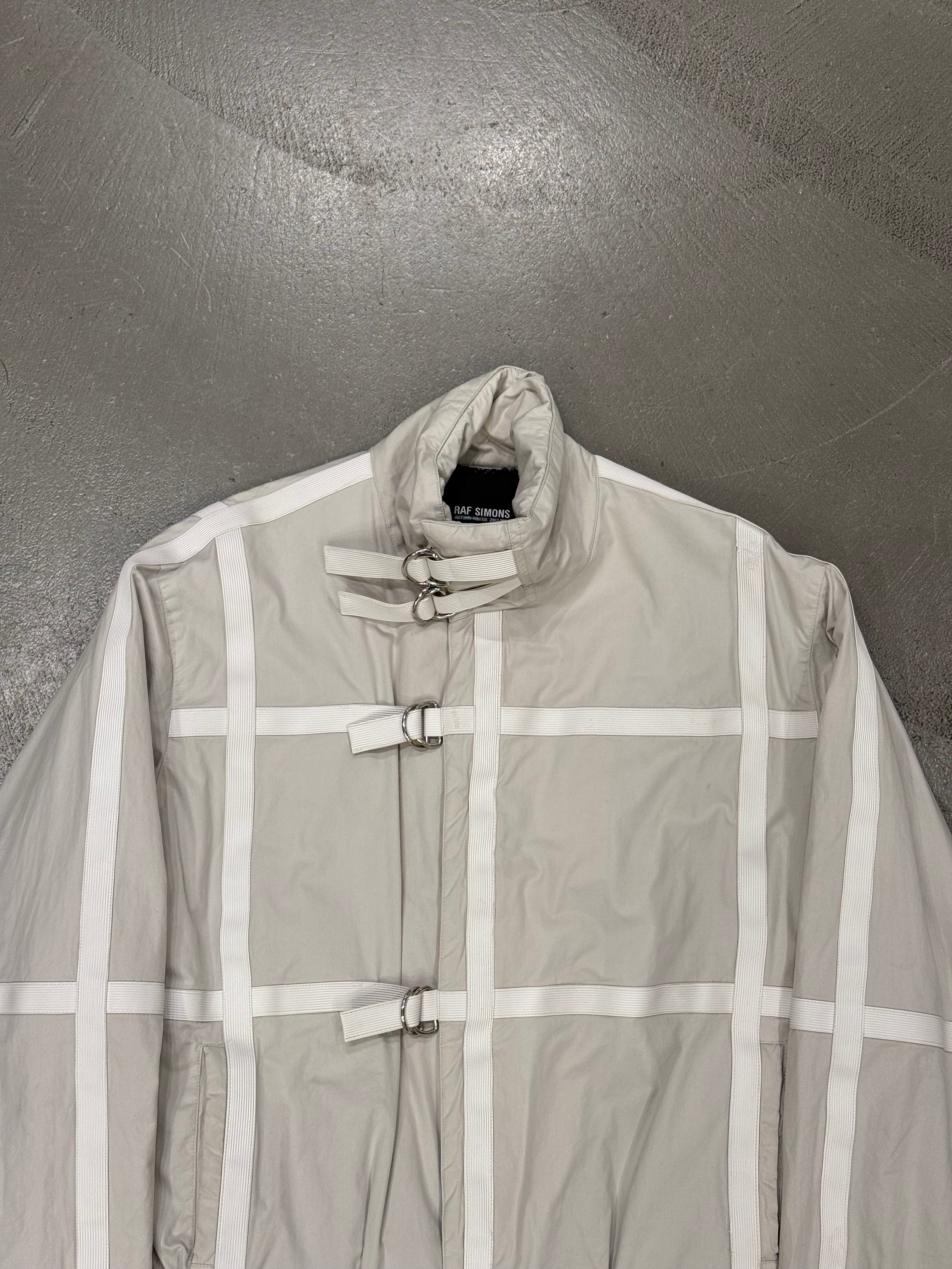 A/W 2002-2003 Raf Simons rubberized bondage jacket