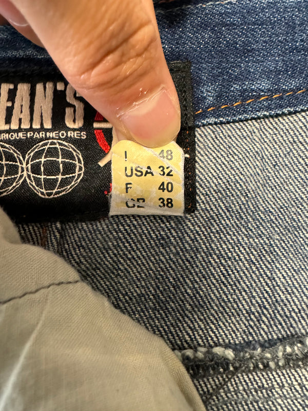 1990s Jean Paul Gaultier patchwork jeans