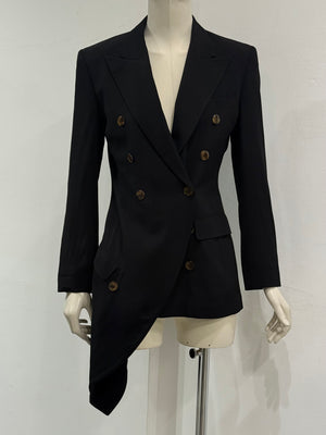 2000s Jean Paul Gaultier deconstructed tailored blazer