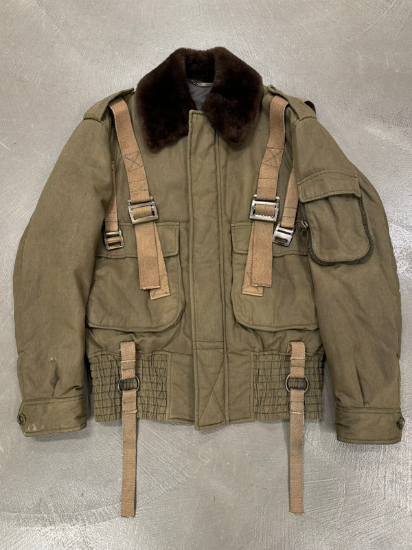 A/W 2003 Dolce & Gabbana parachute bondage bomber jacket
